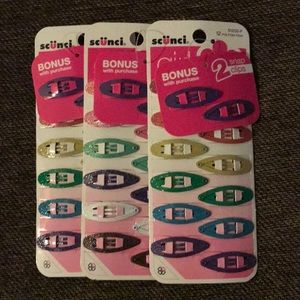 Scunci 3 12 packs of hair clips
